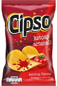 Cipso Tırtıklı Ketçap Patates Cipsi Aile Boyu Max. 45gr x 60