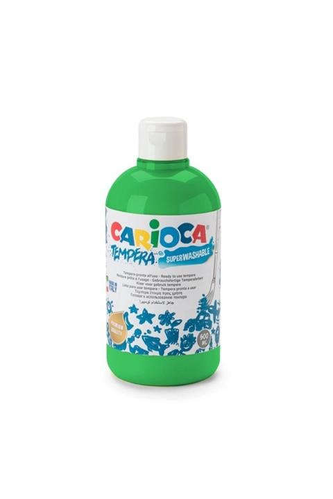CARIOCA Tempera 500 Ml Yeşil Süper Yıkanabilir Suluboya Ko02714