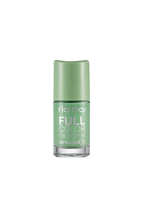 Flormar Full Color Nail Enamel Deniz Rengi Yeşil Oje