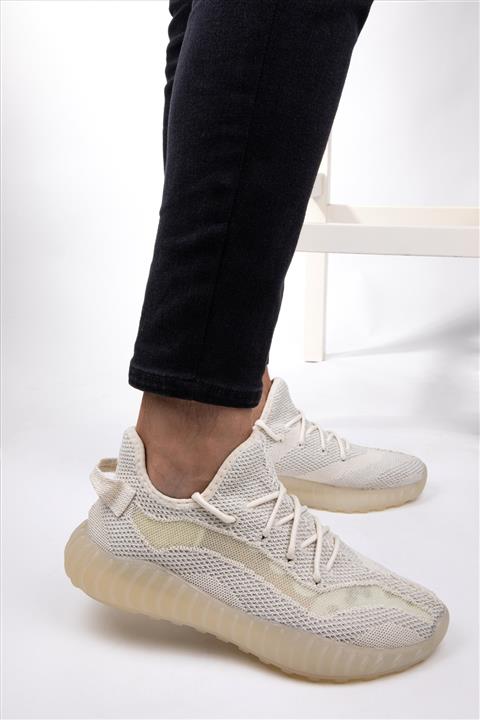 AIRTRACK Unisex Bej Sneaker Spor Ayakkabı Yürüyüş Ve Koşu Ayakkabısı