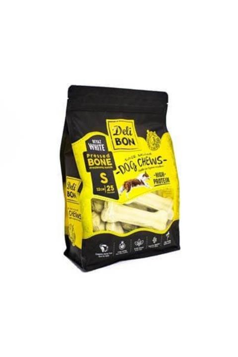 Delibon Deri Pres Kemik 12cm S Boy 25li Torba Beyaz