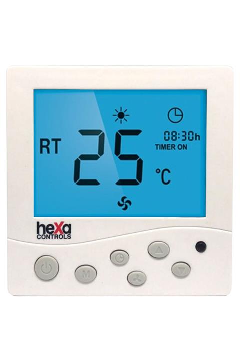 Hexa Controls Fan Coil 2 Ve 4 Borulu Sistem Fan Coil Termostatı
