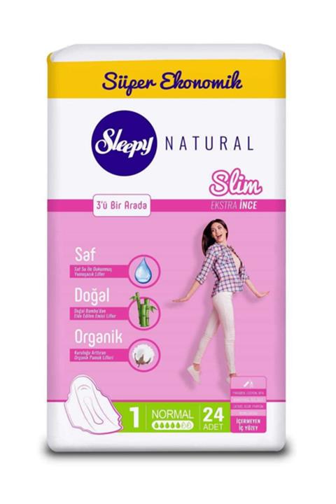 Sleepy Natural Slim Ekstra Ince Normal 24 Ped