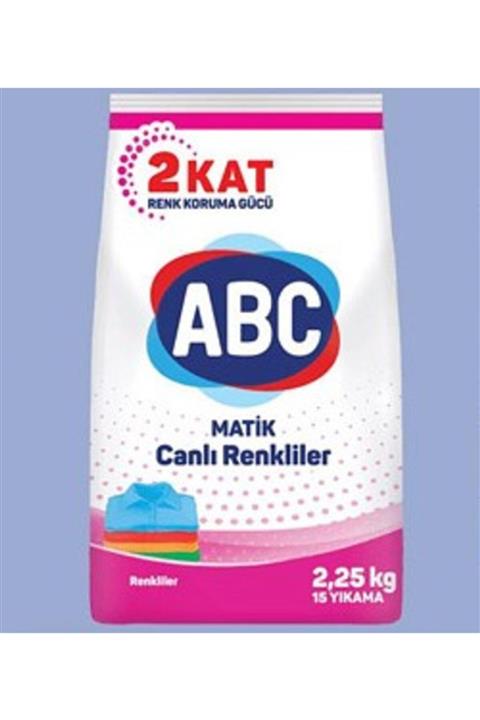ABC Matik Canlı Renkliler Toz Detarjan 2.25kg