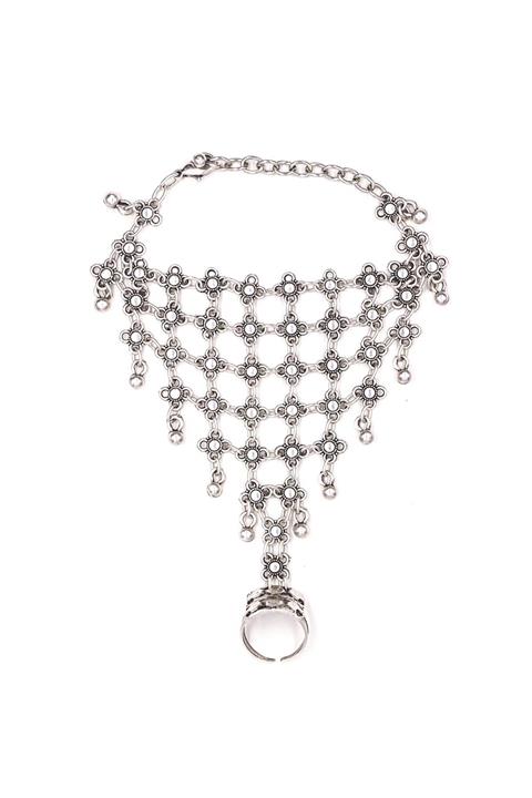 Zuk Collection Kadın Antik Gümüş Kaplama Şahmeran 150001