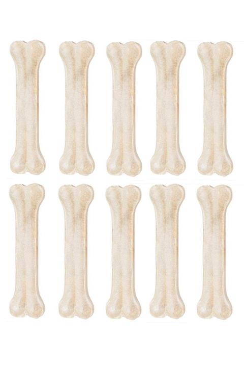 SINGLE Beyaz Pres Kemik 15 Cm 80 Gr (10 Adet)