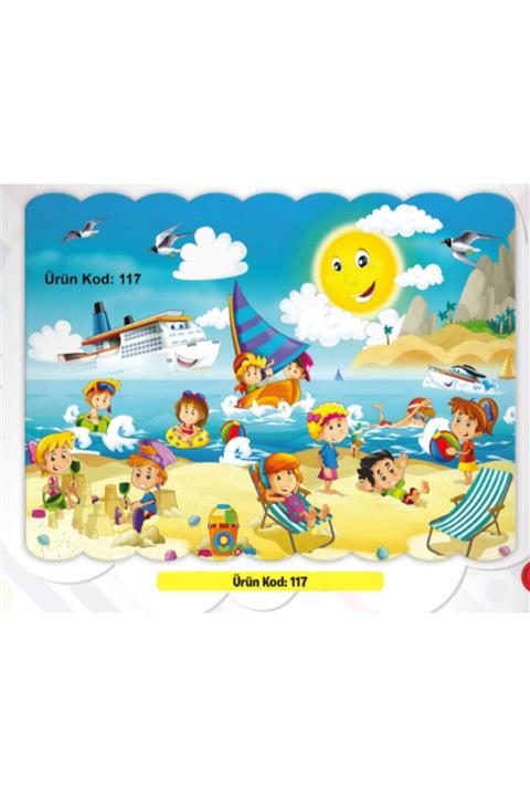 YEŞİL KIRTASİYE Deniz Kum Karne Kılıfı 25 Adet