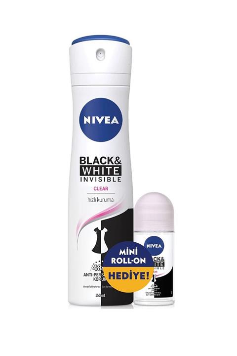 Nivea Invisible 150 Ml Deodorant + 25 Ml Roll-on