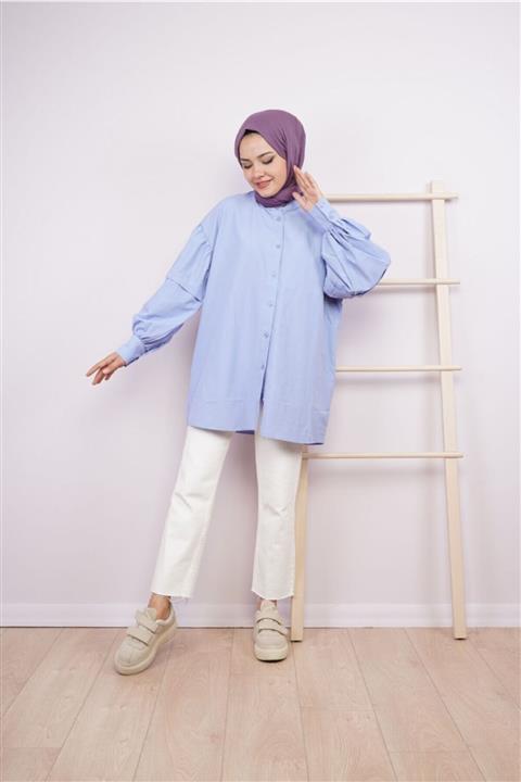 KAMİL KESKİN Balon Kol Gömlek