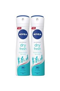 Nivea Dry Fresh Kadın Sprey Deodorant 150 ml 2'li Avantaj Paketi 13254987