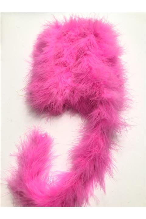 Hobigram Fuşya Tilki Tüyü Kalın 1mt