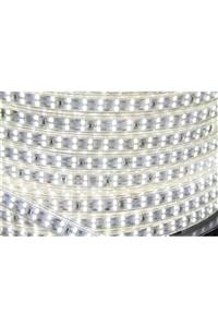 ADALED Ookay Hortum Esnek Şerit Led 5 Metre Çift Sıra Ledli Beyaz + 220 Volt Fiş 5 Metre Beyaz Hortum