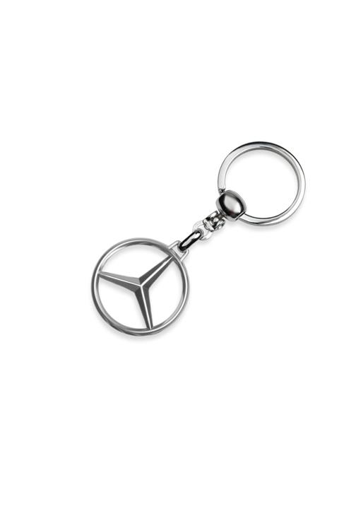 Modül Mercedes Logolu Anahtarlık.krom Kaplamalı Yüksek Kaliteli - Kampanyalı