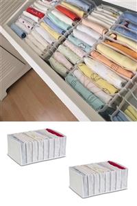 Serstil 2 Adet - Xlarge 8 Gözlü Çekmece Içi Düzenleyici Organizer 31 X 36 X 12