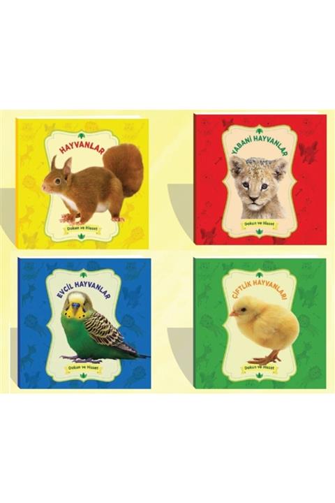 06 Yaş Yayınları Dokun Ve Hisset 4 Kitap Set