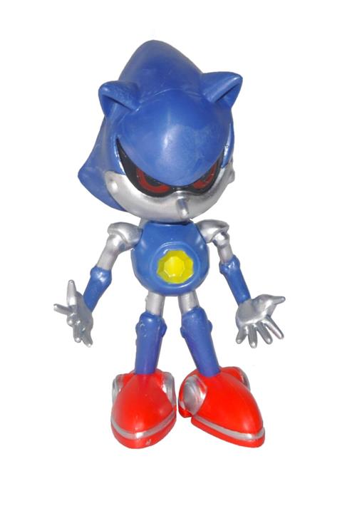 elife Es928-1 Sonic Hedgehog Eklemli Koleksiyon Figür Oyuncak Metal Sonic Büyük Boy 16 Cm.