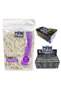 Pufai Sigara Filtresi Tar Süzen 8 Mm Normal Boy Ağızlık 1600 Adet 1 Paket 20 Kutu