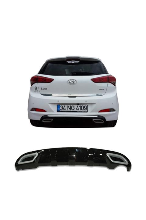 stuning Hyundai I20 Difüzör Egzoz Görünümlü Plastik 2014-