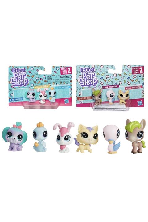 Littlest Pet Shop Littlest Pets Shop Miniş Oyuncak 6 Lı Orjinal Minişler Cara Jan Pete Tex Aya Amber