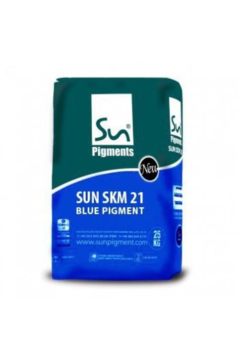 Sun Pigments Sun Skm 21 Mavi 25 Kg Paket Demir Oksit
