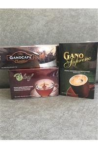 GanoExcel Rooibos Çayı+klasik Kahve+supreno Kahve