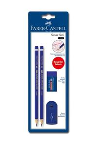 Faber Castell Faber Sınav Seti 2 Sınav Kalemi + Silgi + Kalemtıraş