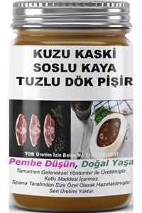 SPANA Kuzu Kaski Soslu Kaya Tuzlu Dök Pişir Ev Yapımı Katkısız 820gr