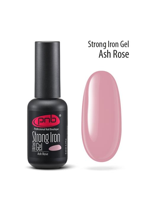 PNB Strong Iron Gel Ash Rose, Yoğun Renkli Base Coat 8 Ml