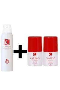 Caldion Caldıon Deo Bayan 150 Ml + Caldıon Roll'on 50 Ml (2 Adet)