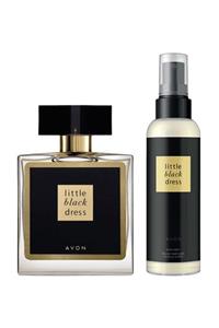 AVON Little Black Dress 50 ml  Parfüm + Little Black Dress Vücut Spreyi 100ml EUS5050136543011