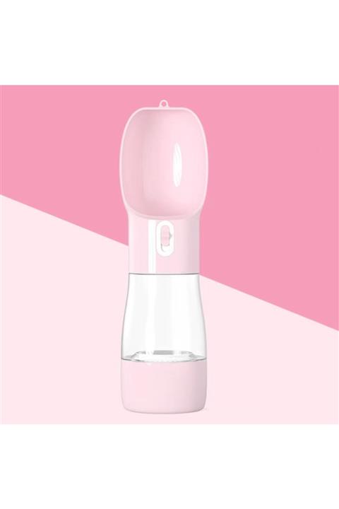 VALENTINA Mikopet Köpek Seyahat Suluğu Ve Mama Kabı-pembe