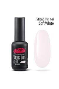 PNB Strong Iron Gel Soft White, 8 Ml Yoğun Renkli Base Coat