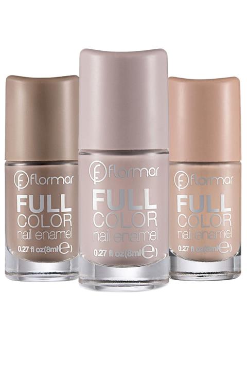Flormar Pastel Shades Yoğun Pigmentli Oje Seti 3'lü