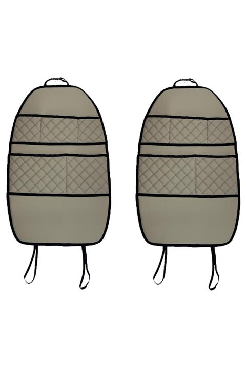 caraks Fiesta Hb 2002-2009 Arası Oto Koltuk Arkası Organizer Suni Deri 2 Adet 011