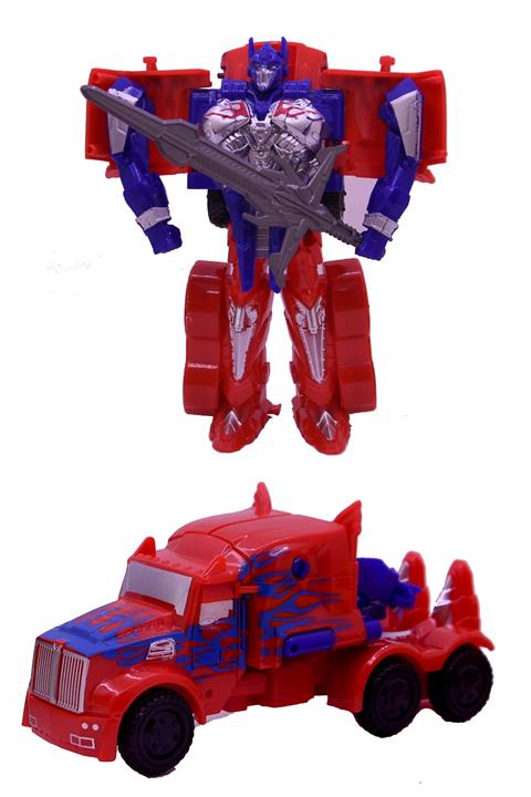 transformers Optimus Prime Oyuncak Robota Dönüşen Tır Ve Hediye Cüzdan