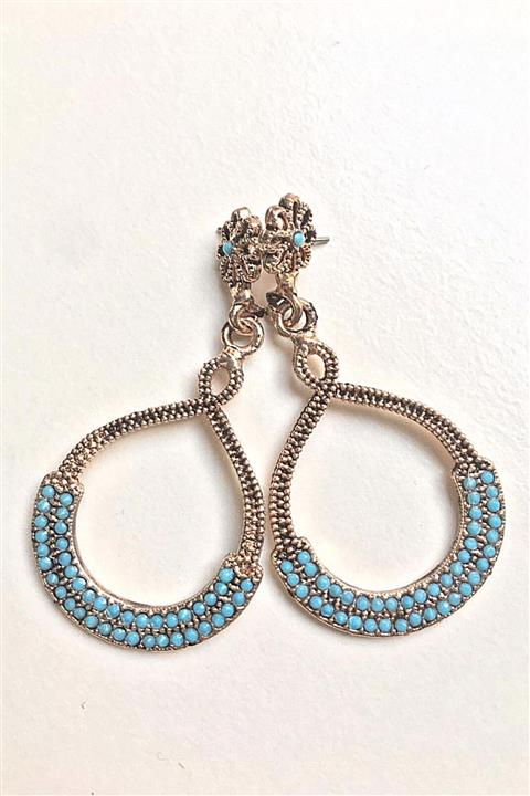 UniqAnatolia Kadın Antik Yarım Ay Küpe