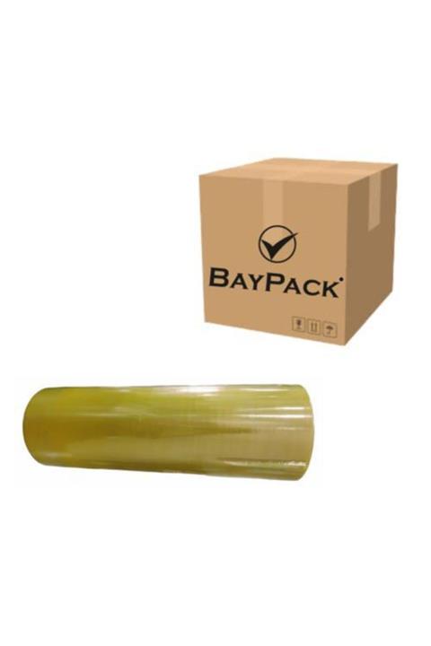 BAYPACK Pe Sarı Streç Film 30 Cm 8 Mikron 1500 Metre (1 KOLİ 4 ADET)