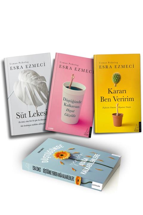 Destek Yayınları Esra Ezmeci Defterli Set 3 Kitap 1 Defter