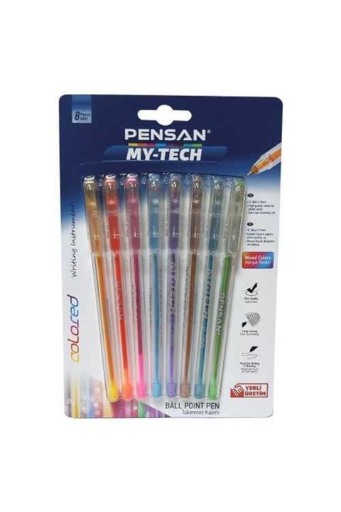 Pensan My-tech 2240 Tükenmez Kalem 0.7mm 8 Li