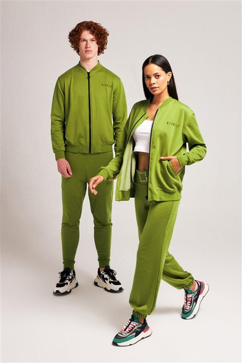 B3ANTLP Luca Unisex Yeşil Bomber Ceket