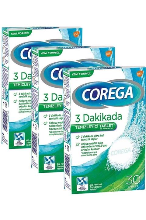 pazariz Pazarız Diş Protezi Temizleyici Tablet 30'lu (3 Adet)