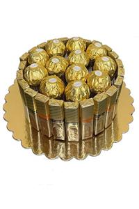 Ferrero Rocher Merci Çikolata Hediye Çikolata Sepeti Aranjmanı No 1