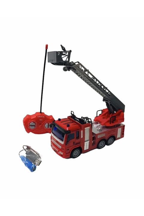 Beyazkuş Uzaktan Kumandalı Itfaiye Aracı - Şarjlı