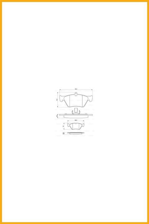 AAVDAN On Fren Balatası Omega B 2.0 Vectra A 2.0