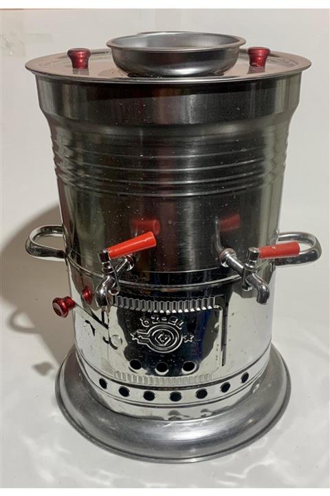 ZÜCEVİM Odunlu Semaver 10lt Çift Musluk