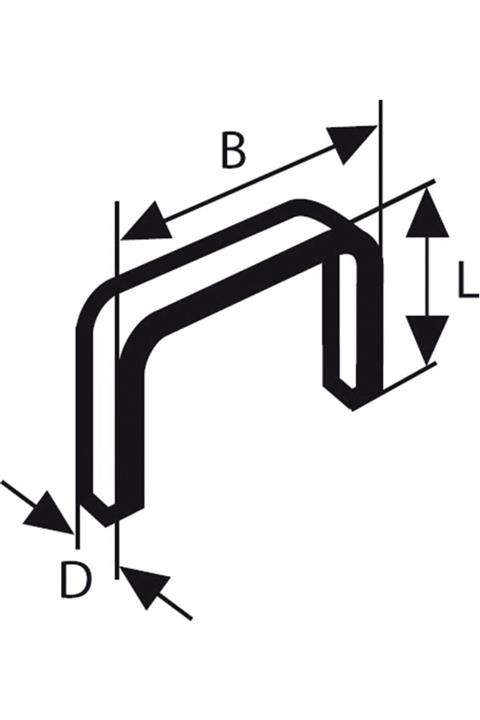 Bosch Zımba Teli Tip 53 11,4*0,74*4 Mm