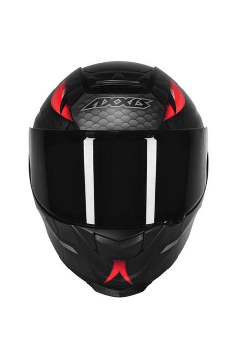 AXXIS Eagle Snake Mat Gri Kapalı Motosiklet Kaskı