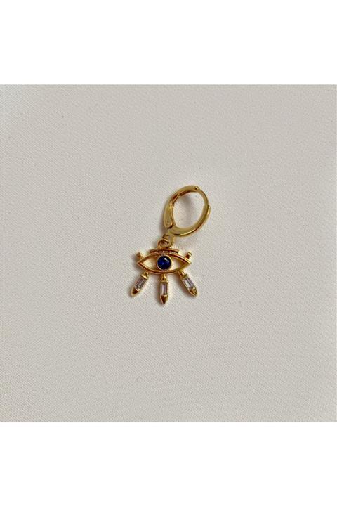 Okkostore Kadın Gold Renkli Tek Göz Küpe