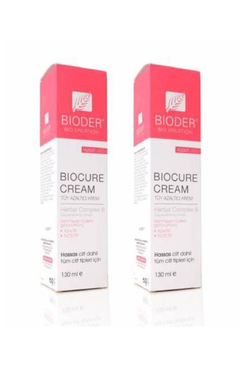 Bioder Tüm Ciltler Için Tüy Azaltıcı Krem 130 ml 2 Adet