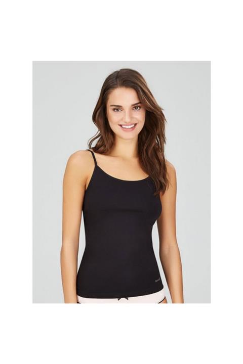 Kom 2'li Paket Bayan Basic Top Ip Askılı Atlet